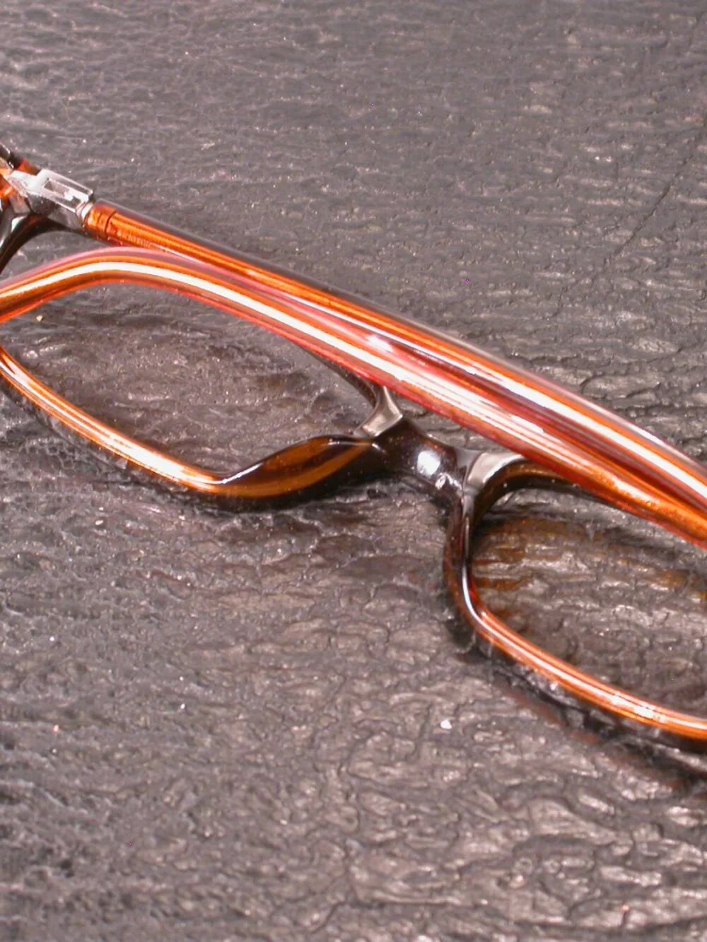 Authentic Gucci Amber Clear Jet Black Small Eyeglasses Frames Made in Italy